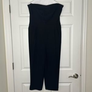 Classic black strapless body suit